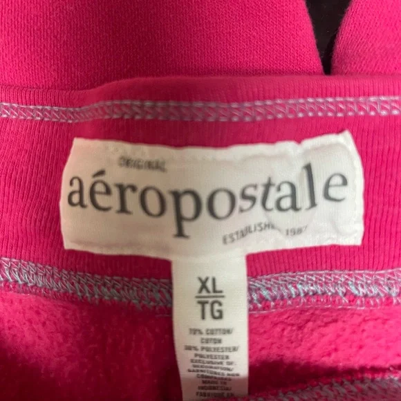 NY Aeropostale Pink Sweatpants Capris - Picture 8 of 8